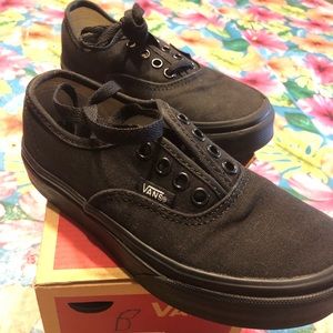 Black Vans size 13 Unisex